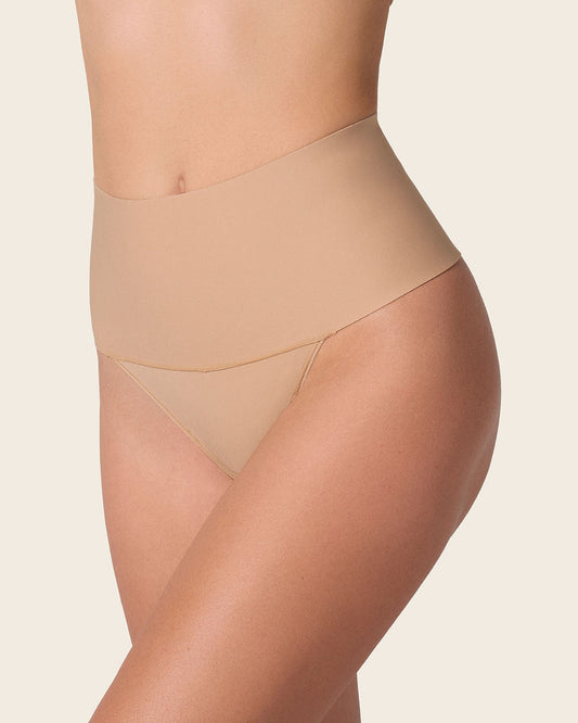 Leonisa 3-Pack High-Tech High-Waisted Sculpting Thongs