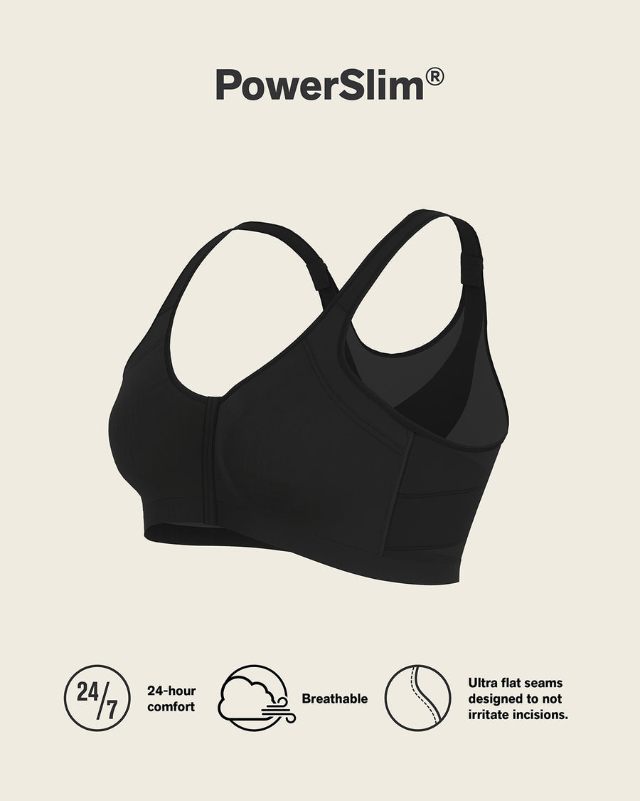 Leonisa Post-Surgical Wireless Bra with Front Closure