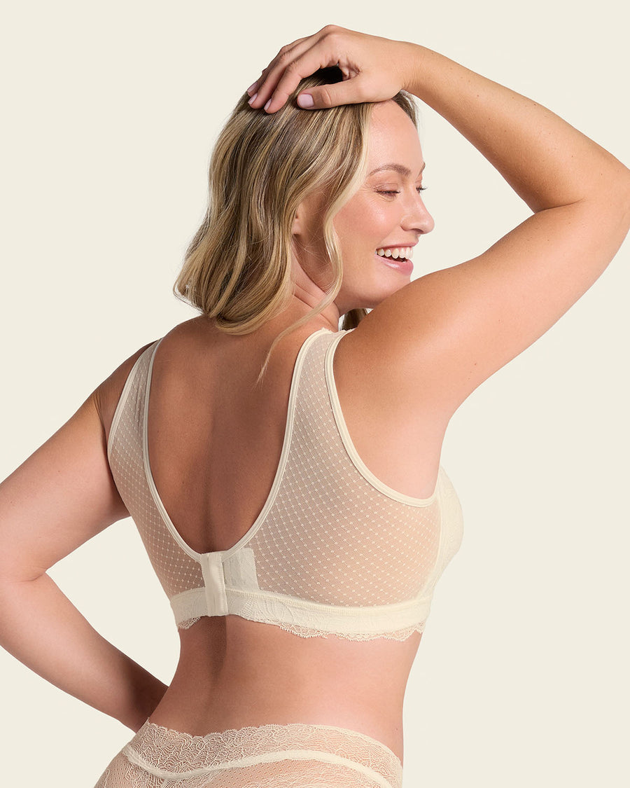 Leonisa Multiwear Lace Pocketed Bralette