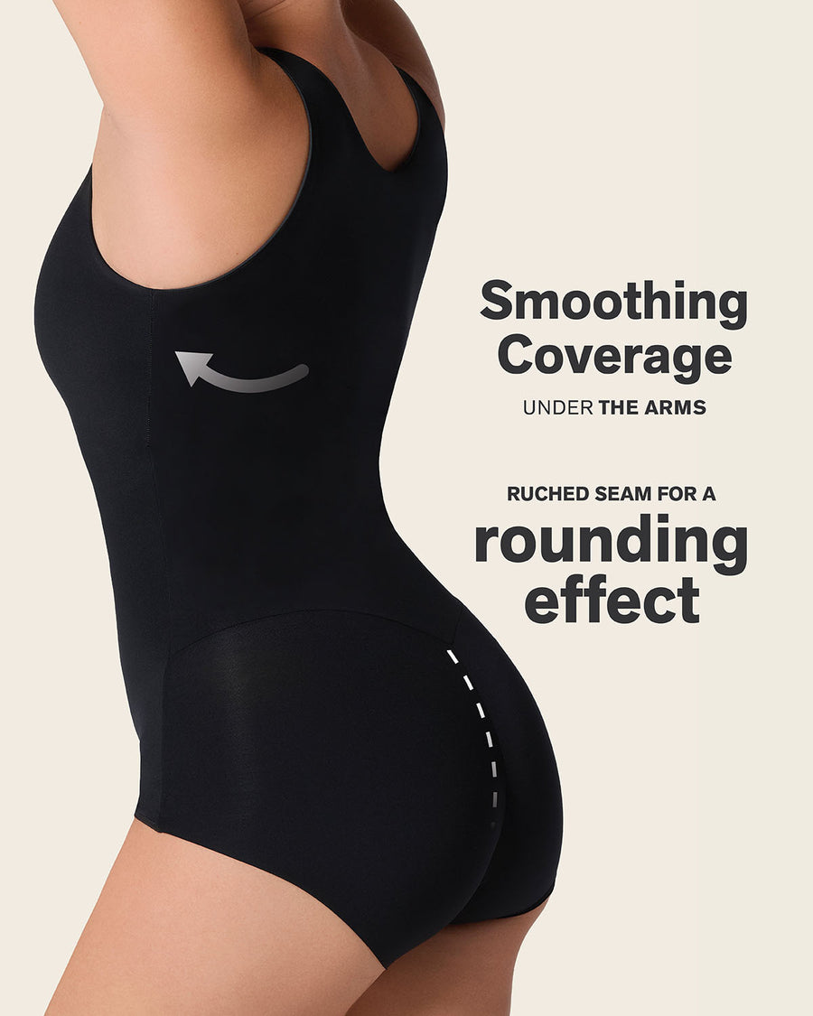 Leonisa Plunge Classic Sleeveless Shaper Bodysuit