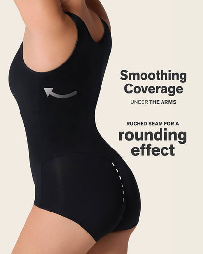 Leonisa Plunge Classic Sleeveless Shaper Bodysuit