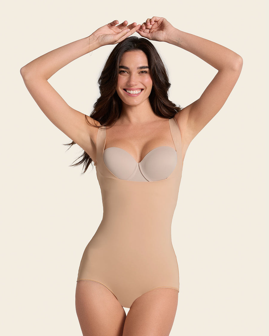 Leonisa Plunge Back Classic Ultra Sculpting Body Shaper