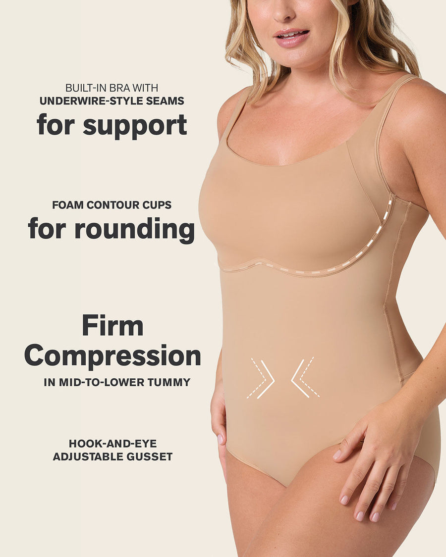 Leonisa Scoop Back Wireless Classic Sculpting Bodysuit