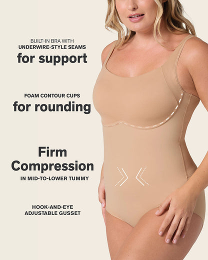 Leonisa Scoop Back Wireless Classic Sculpting Bodysuit