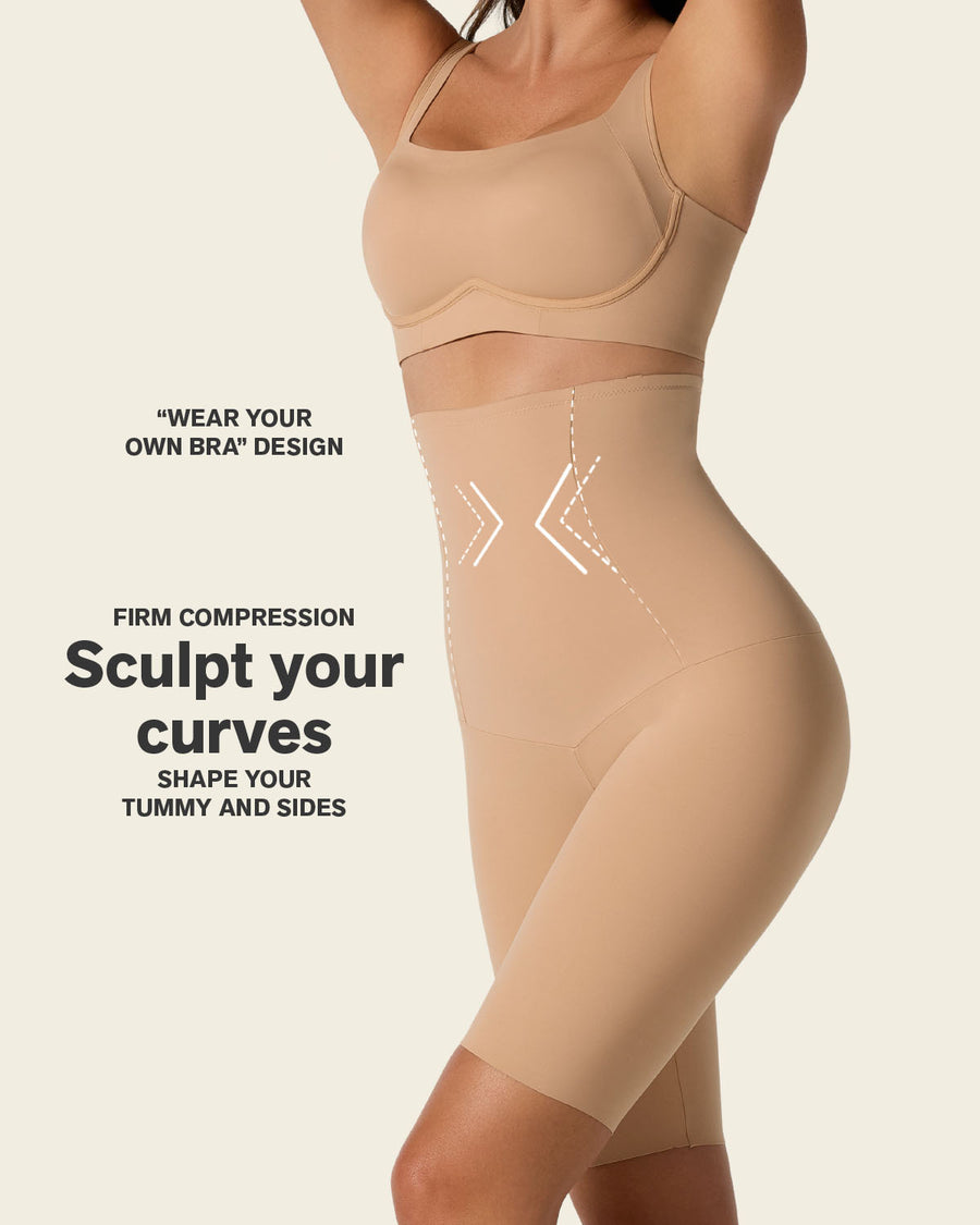 Leonisa Extra High Waisted Firm Shaper Short