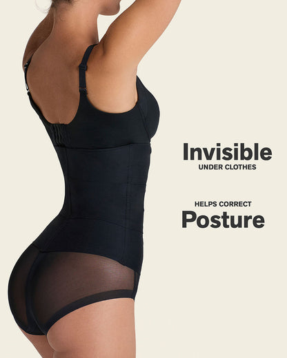 Leonisa 3-Belt Custom Waist Cincher with Lumbar Support