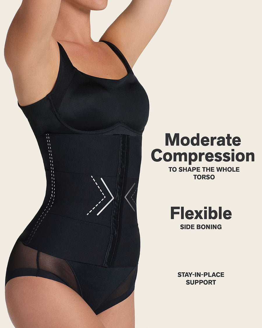 Leonisa 3-Belt Custom Waist Cincher with Lumbar Support