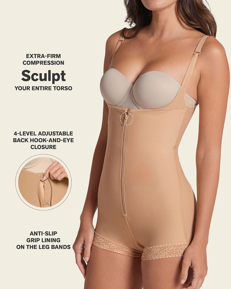 Leonisa Boyshort Bottom Body Shaper with Extra-Firm Compression