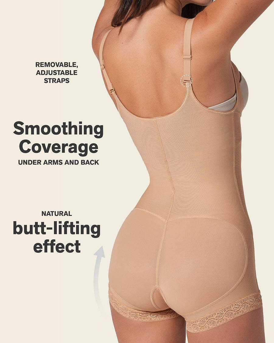 Leonisa Boyshort Bottom Body Shaper with Extra-Firm Compression