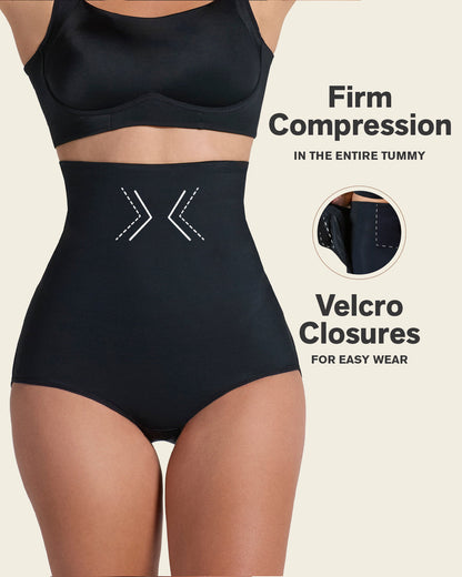 Leonisa Firm Compression Post Surgical Panty w/ Adjustable Belly Wrap