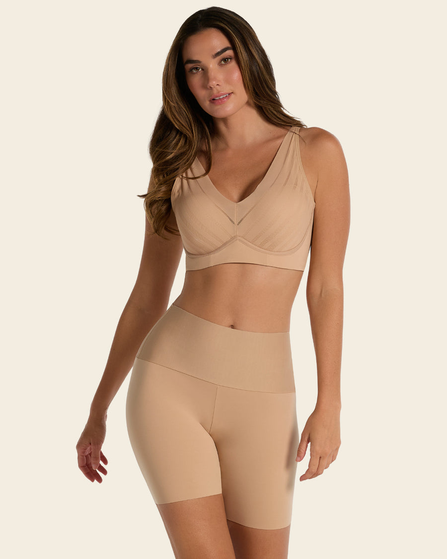 Leonisa Stay-In-Place Seamless Shapewear Shorts