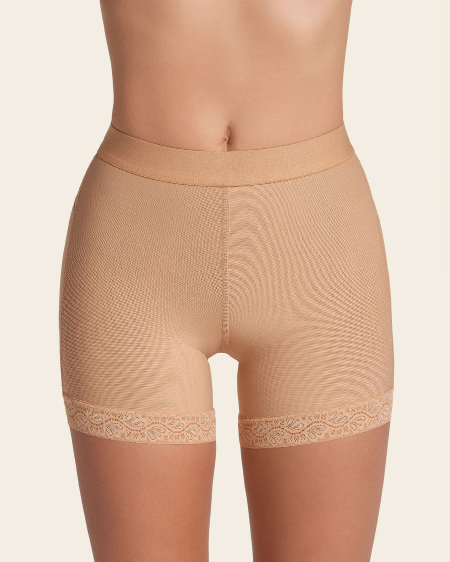 Leonisa Mid-Rise Sculpting Butt Lifter Shaper Short