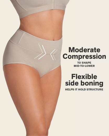 Leonisa 3-Pack High-Waisted Classic Sculpting Briefs
