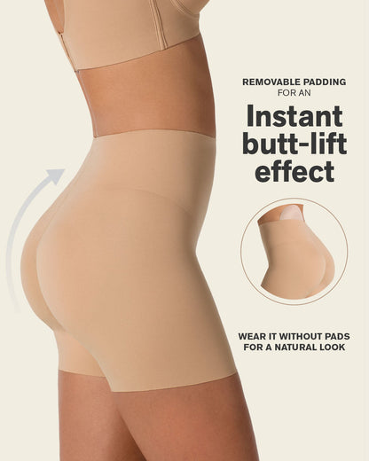 Leonisa Undetectable Padded Butt Lifter Shaper Short