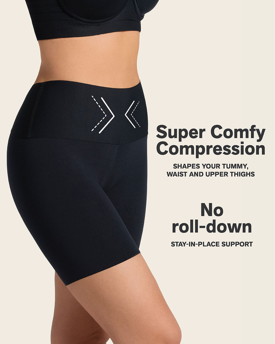 Leonisa PowerStay Short + SmartShape Capri in Black