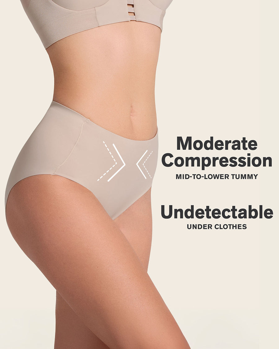 Leonisa Simply Seamless Mid-Rise Shaping Brief