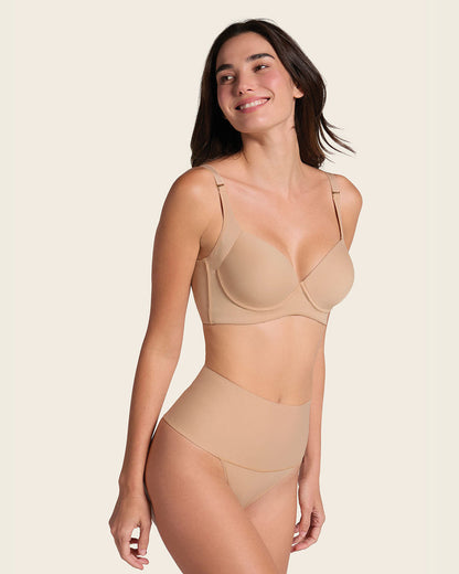 Leonisa 3-Pack High-Tech High-Waisted Sculpting Thongs