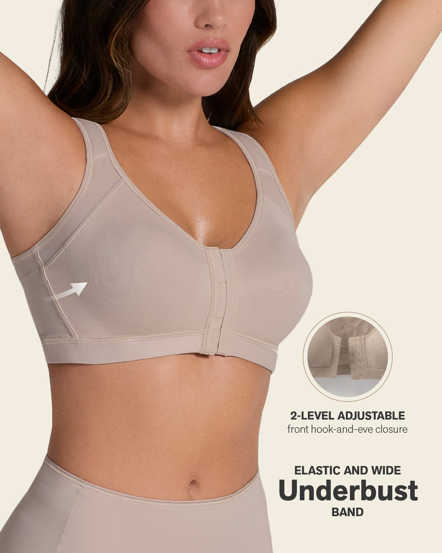 Leonisa Unlined Wireless Posture Corrector Bra