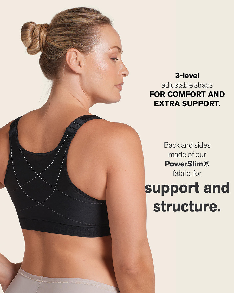 Leonisa Post-Surgical Wireless Bra with Front Closure