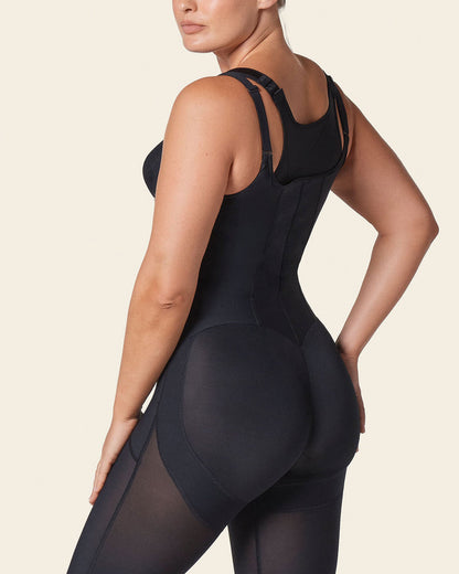 Leonisa Post-Surgical Calf-Length Girdle, Front Hook-And-Zip Closure