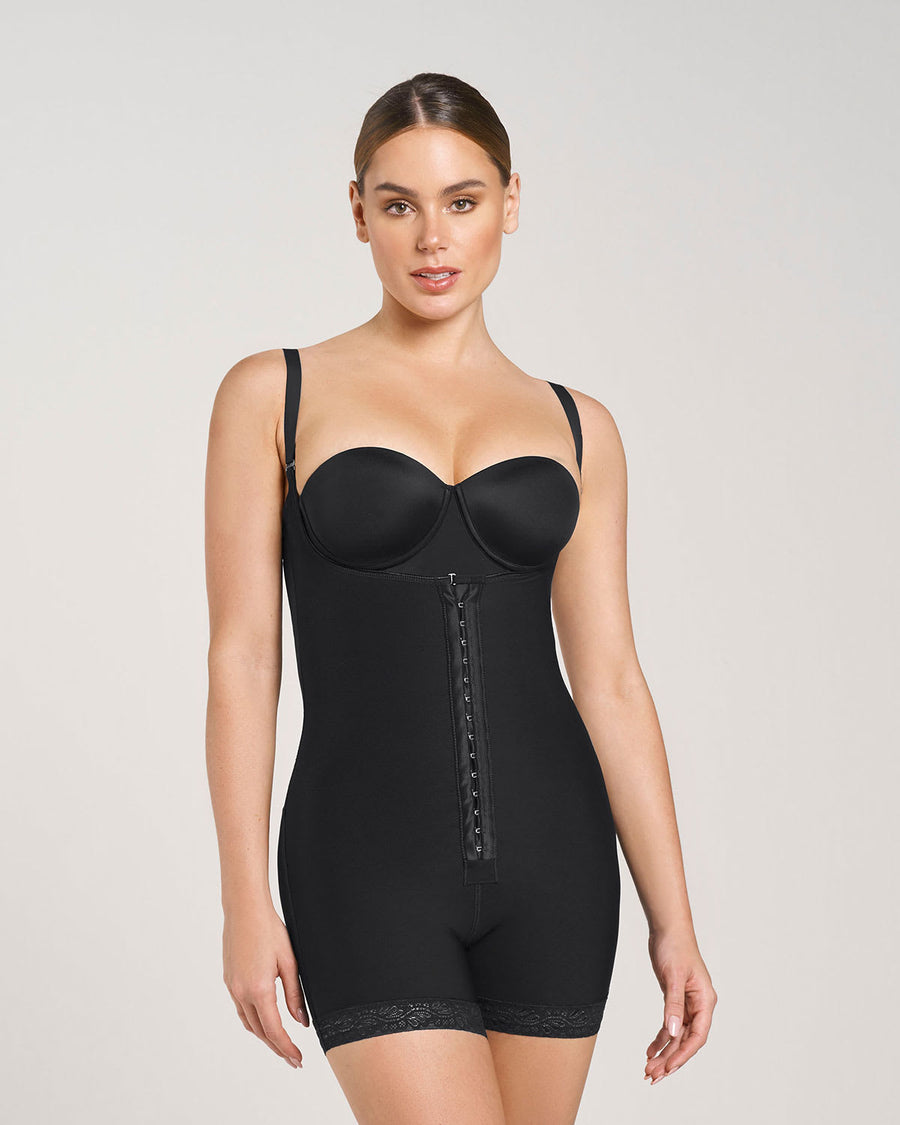 Leonisa Post-Surgical Short Girdle with Front Hook-And-Eye Closure