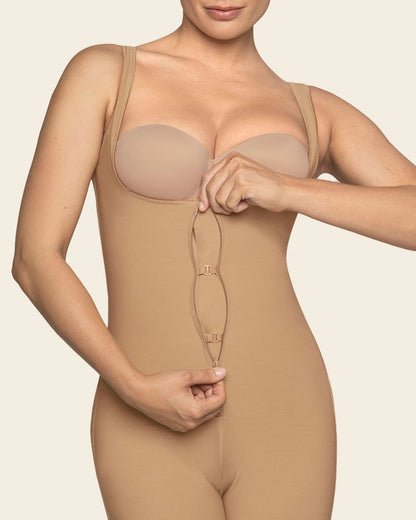 Leonisa Post-Surgical Short Bottom Girdle with Front Hook-and-Zip Closure, Wide Straps
