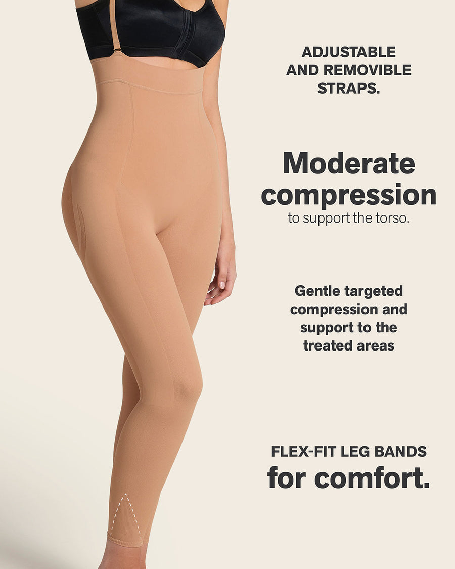 Leonisa Post-Surgical Ankle Length Bodysuit