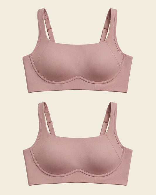 Leonisa 2-Pack Everyday Wireless Support Bras