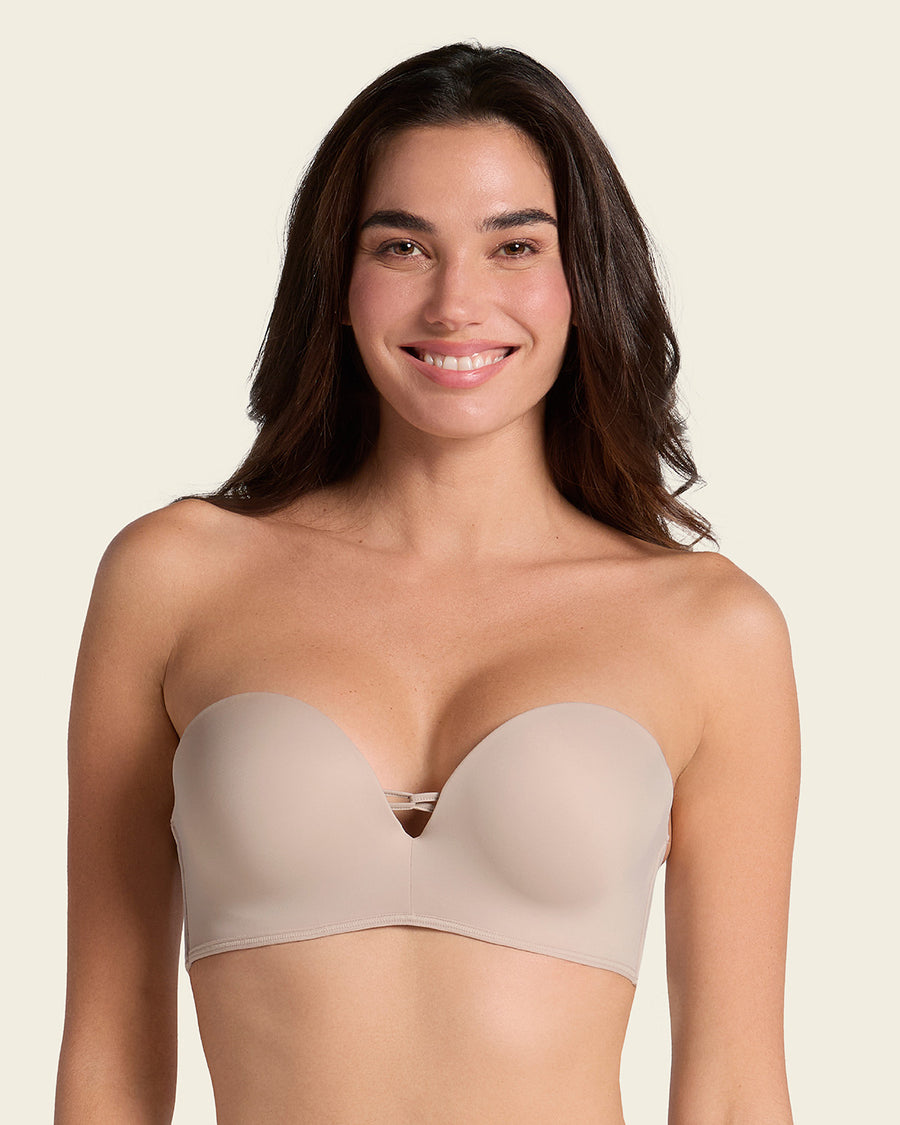 Leonisa Triple Push-Up Strapless Bra