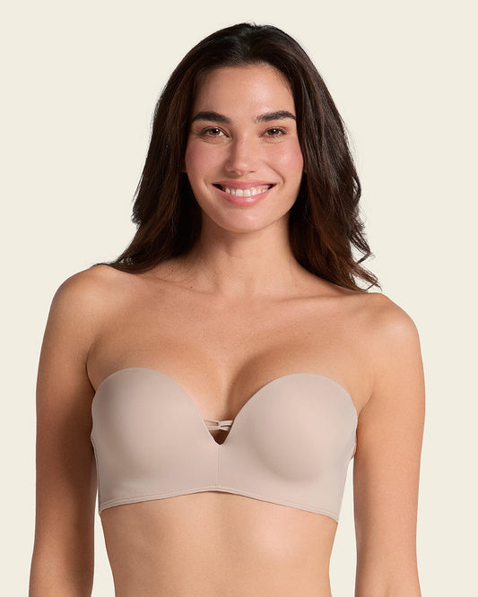 Leonisa Triple Push-Up Strapless Bra