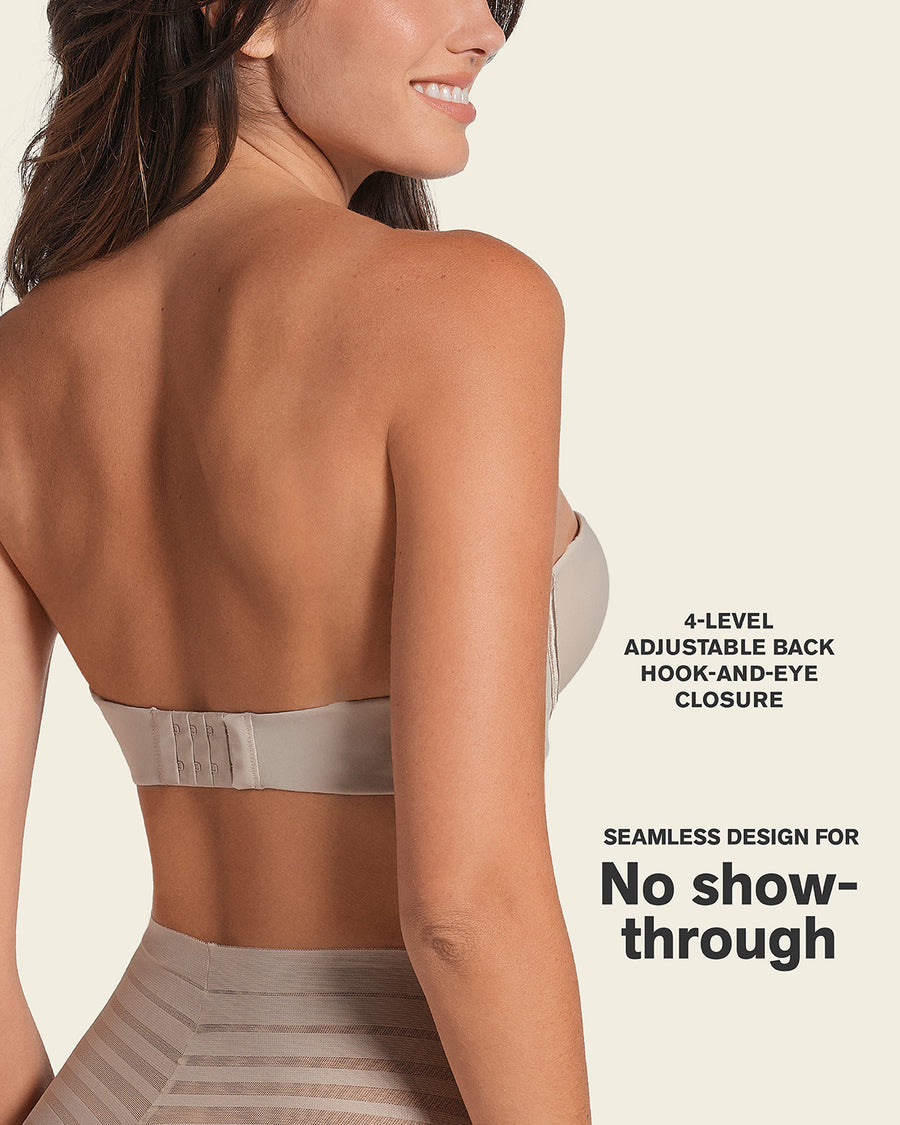 Leonisa Double Push-Up Strapless Petite Bra