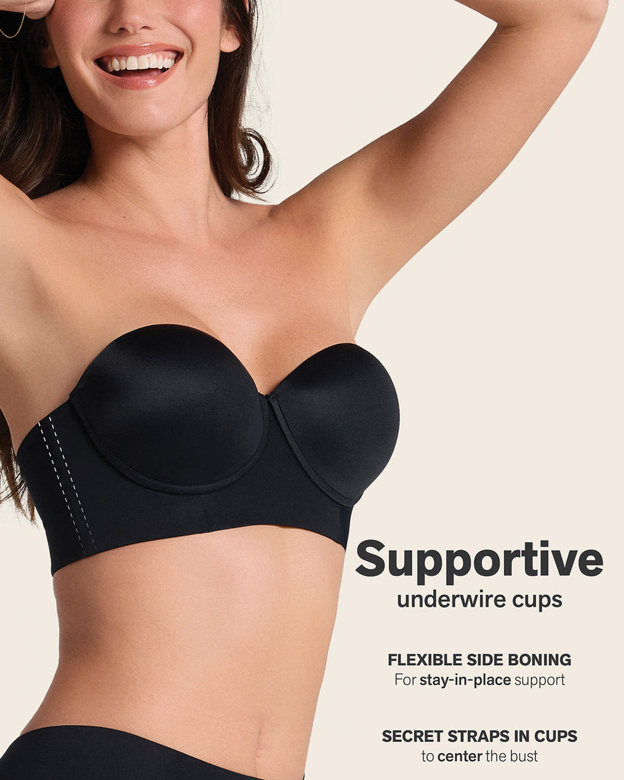 Leonisa 2-Pack Bras 360: Strapless Longline Contouring Bras