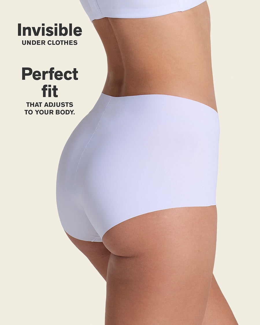 Leonisa Mostly Covered Invisible Microfiber Boyshort Panty