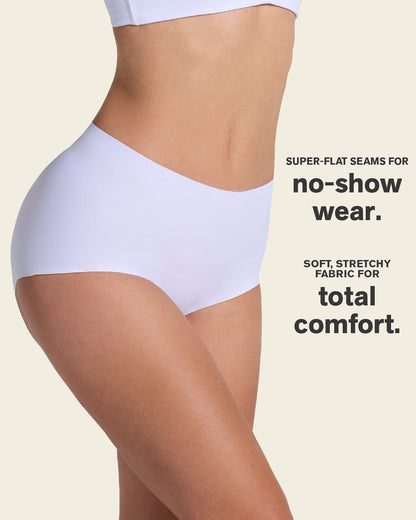 Leonisa Mostly Covered Invisible Microfiber Boyshort Panty