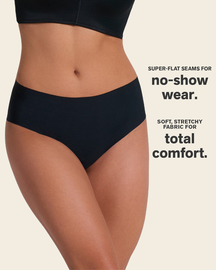 Leonisa Totally Seamless Mid-Rise Microfiber Cheeky Panty