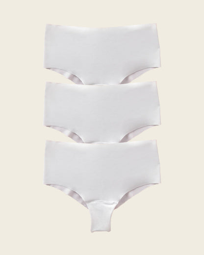 Leonisa 3-Pack Totally Seamless Mid-Rise Microfiber Cheeky Panties