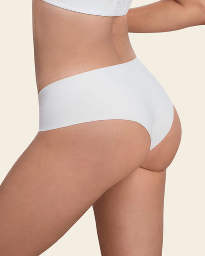 Leonisa 3-Pack Totally Seamless Mid-Rise Microfiber Cheeky Panties