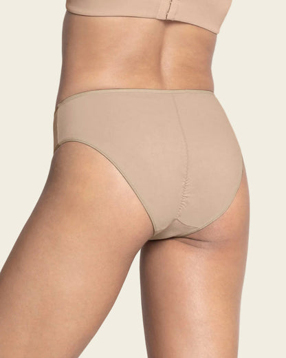 Leonisa 3-Pack Stretch Cotton Mid-Rise Bikini Panties
