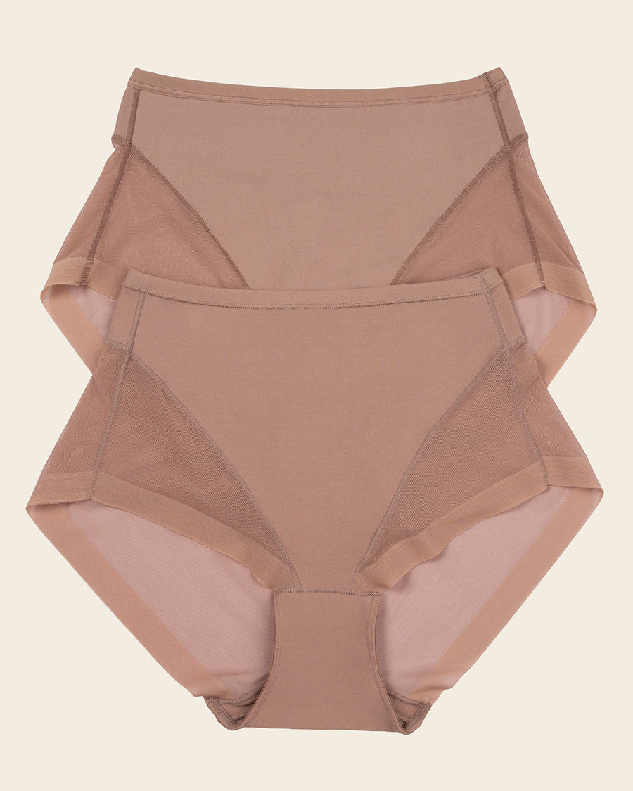 Leonisa 2-Pack Truly Undetectable Comfy Shaper Panties