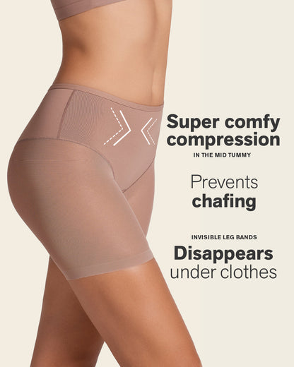 Leonisa 2-Pack Truly Undetectable Sheer Shaper Shorts