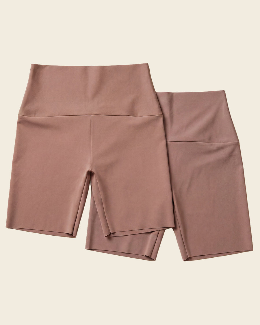 Leonisa 2-Pack Stay-In-Place Seamless Shapewear Shorts