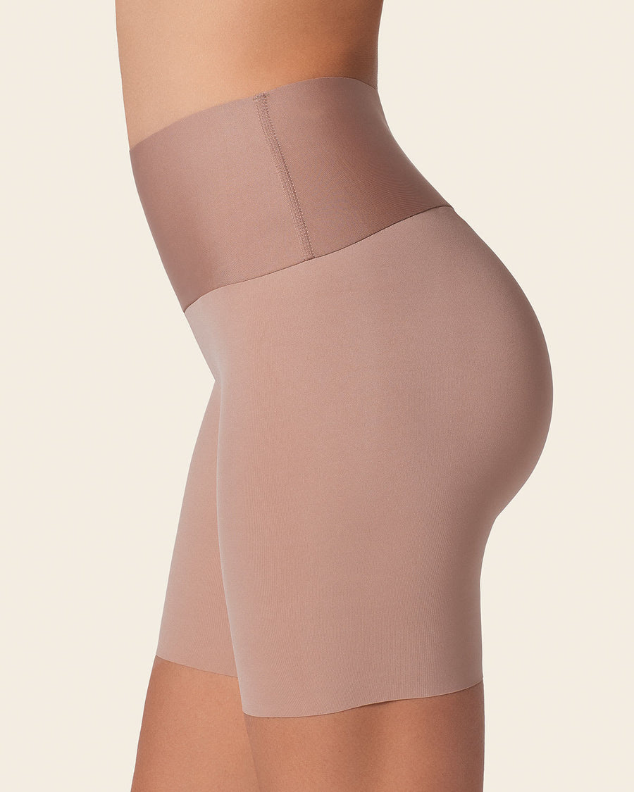 Leonisa PowerStay Short & Stripe Undetectable Panty Bundle in Nude