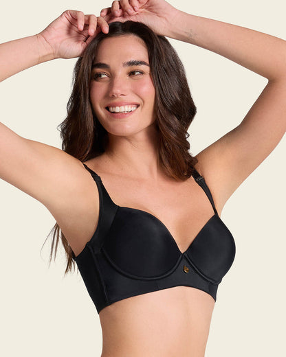 Leonisa High Profile Bra & PowerStay Short in Black