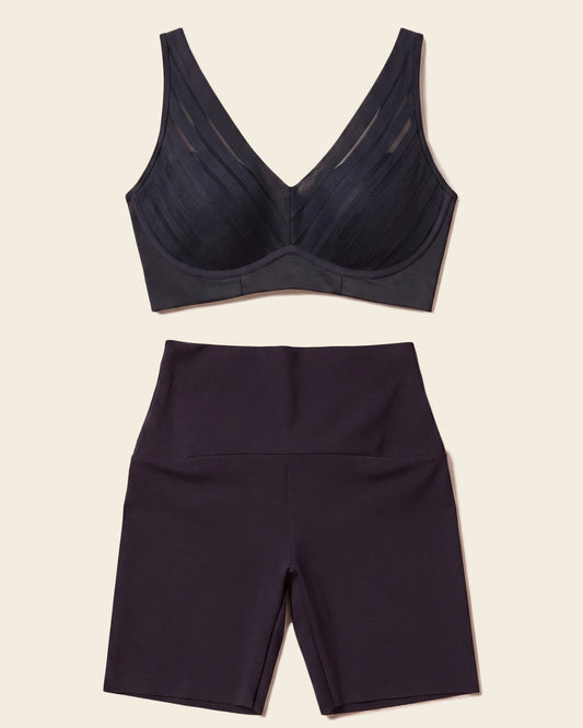 Leonisa Daily Bra & PowerStay Short in Black
