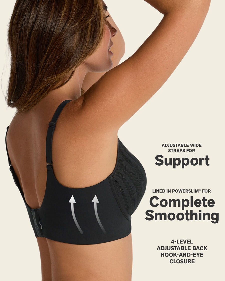 Leonisa Daily Bra & PowerStay Short in Black