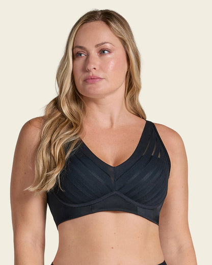 Leonisa Daily Bra & Undetectable Essentials 3-Pack in Black