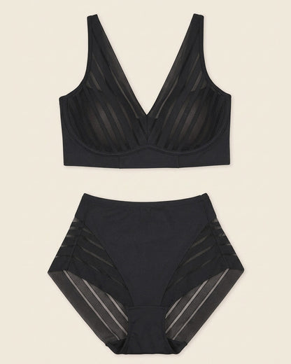 Leonisa Daily Bra & Stripe Undetectable in Black