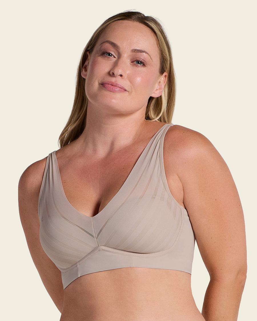 Leonisa Daily Bra & Undetectable Essentials 3-Pack in Nude