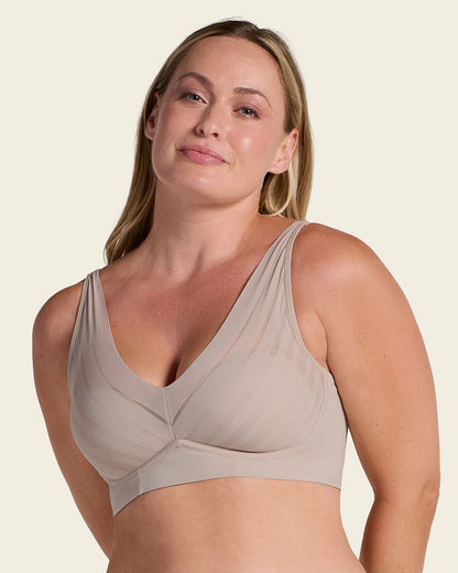 Leonisa Daily Bra & Undetectable Essentials 3-Pack in Nude