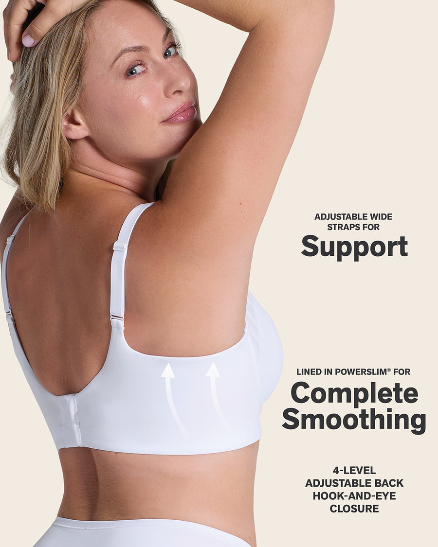 Leonisa Daily Bra & Stripe Undetectable in White